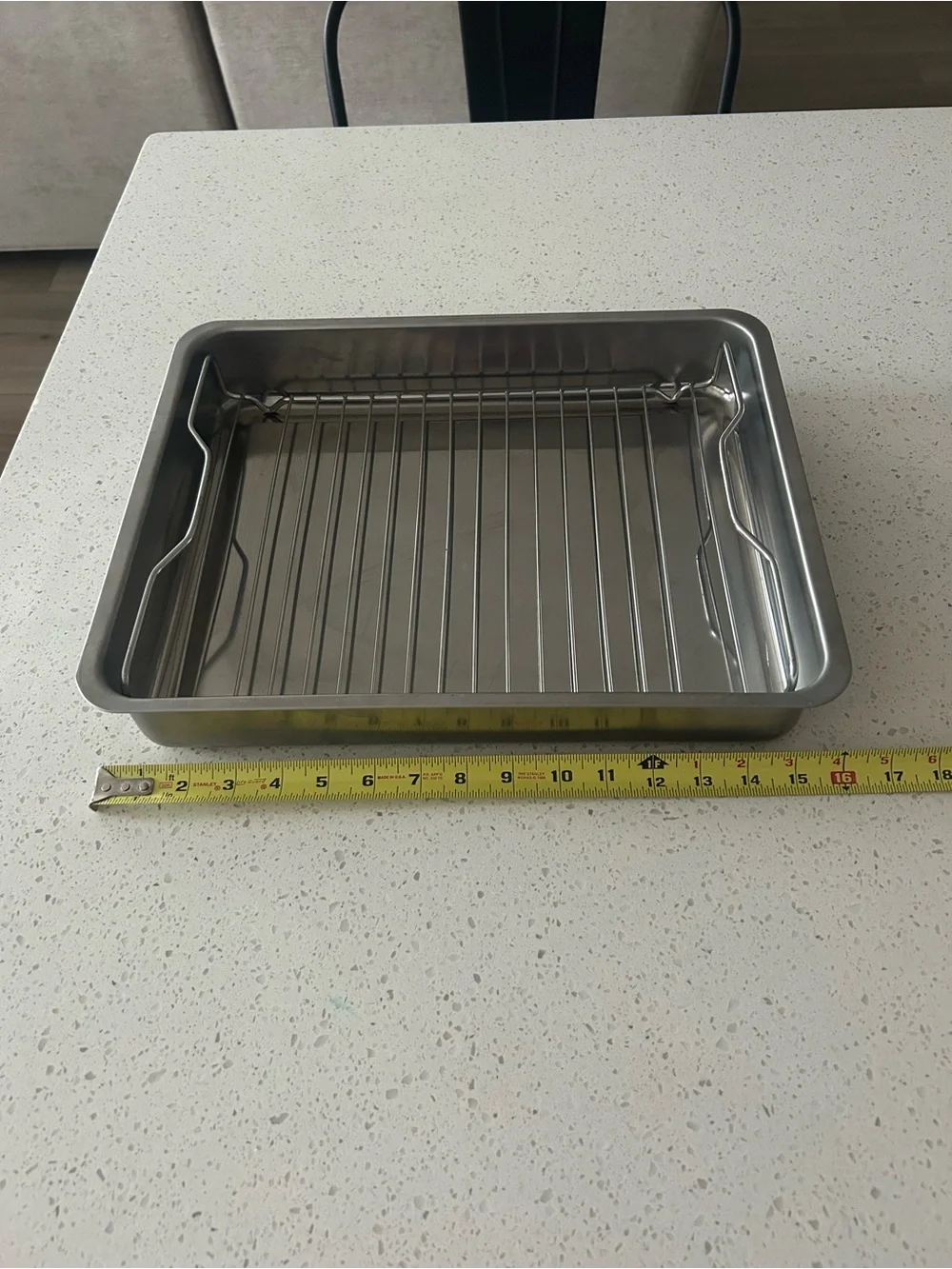 IKEA Stainless Roasting Pan with Removable Rack